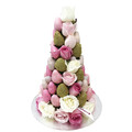 30cm Ombre Pink Pearl Strawberry Tower (Medium)